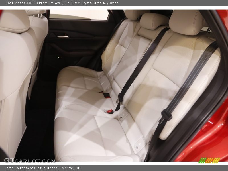 Soul Red Crystal Metallic / White 2021 Mazda CX-30 Premium AWD