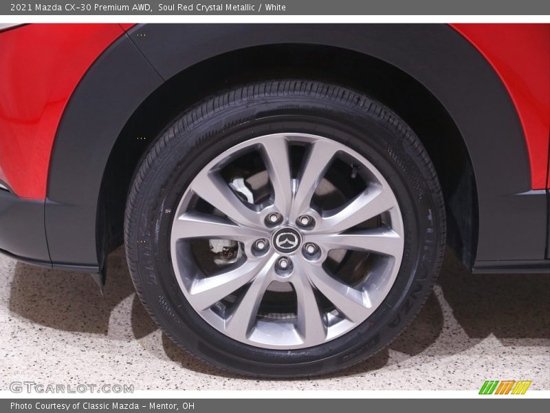 Soul Red Crystal Metallic / White 2021 Mazda CX-30 Premium AWD
