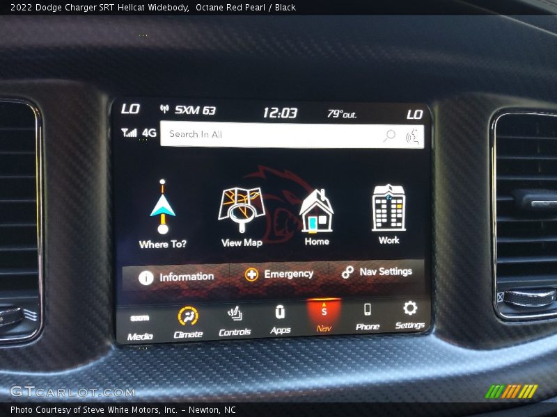 Octane Red Pearl / Black 2022 Dodge Charger SRT Hellcat Widebody