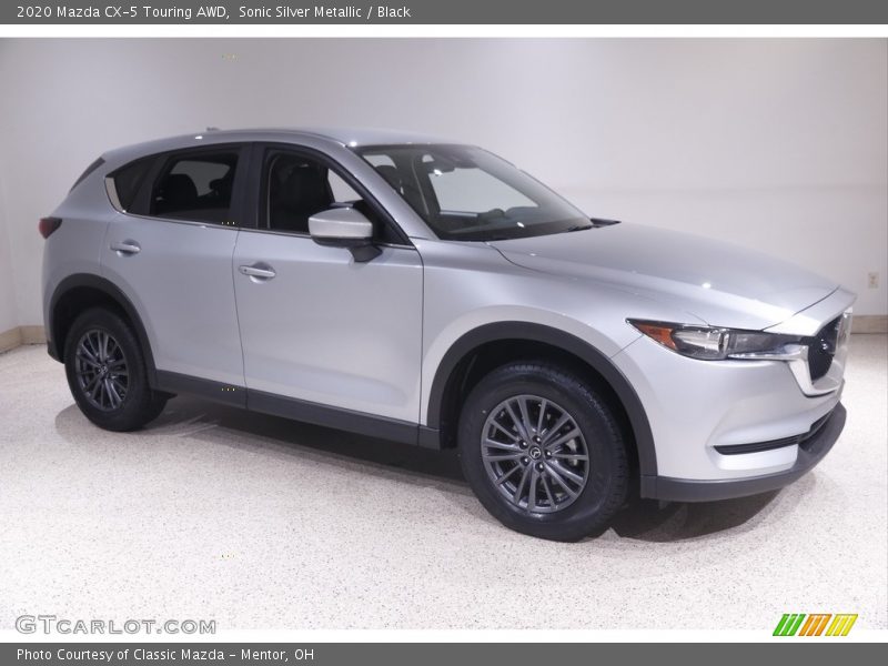 Sonic Silver Metallic / Black 2020 Mazda CX-5 Touring AWD