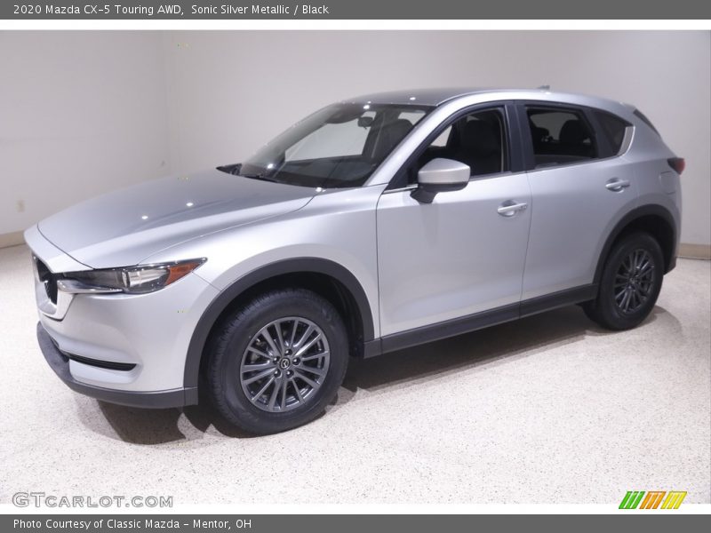 Sonic Silver Metallic / Black 2020 Mazda CX-5 Touring AWD