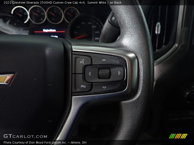 Summit White / Jet Black 2021 Chevrolet Silverado 2500HD Custom Crew Cab 4x4