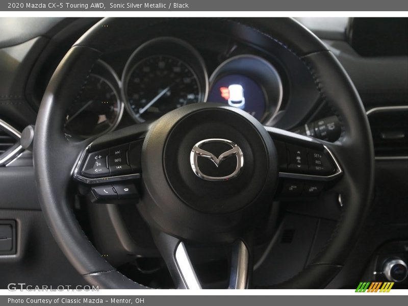 Sonic Silver Metallic / Black 2020 Mazda CX-5 Touring AWD