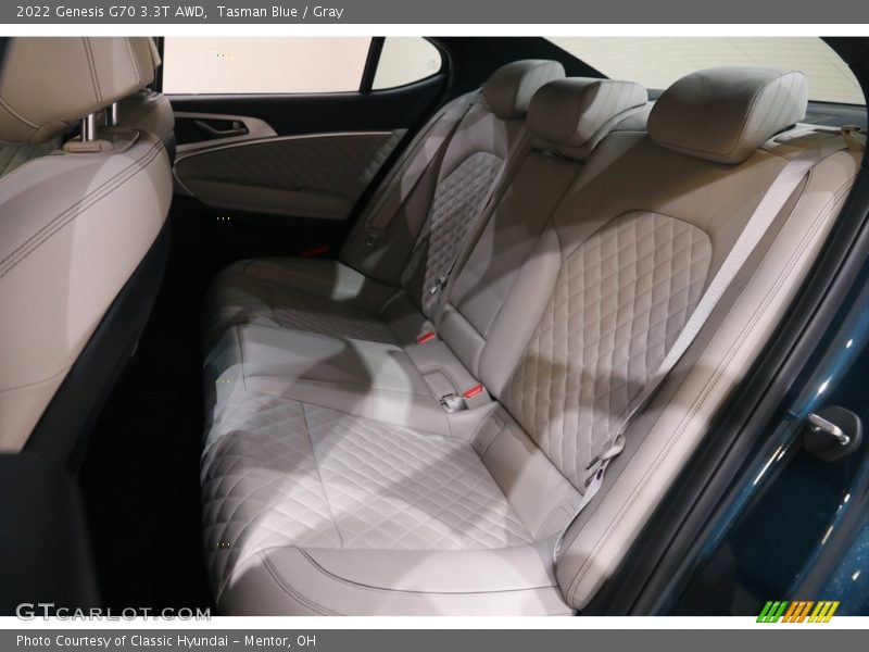 Rear Seat of 2022 G70 3.3T AWD
