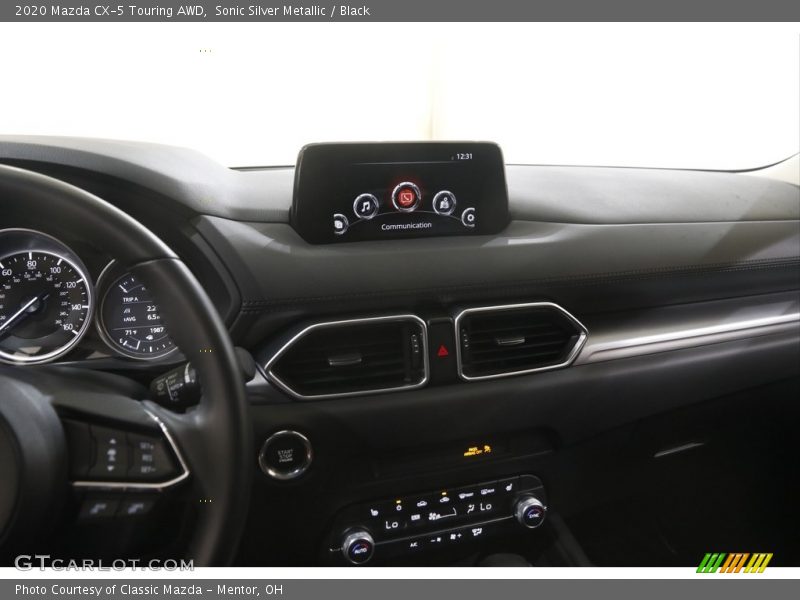 Sonic Silver Metallic / Black 2020 Mazda CX-5 Touring AWD