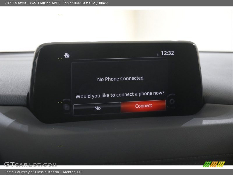 Sonic Silver Metallic / Black 2020 Mazda CX-5 Touring AWD