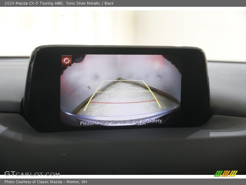 Sonic Silver Metallic / Black 2020 Mazda CX-5 Touring AWD