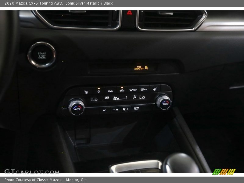 Sonic Silver Metallic / Black 2020 Mazda CX-5 Touring AWD