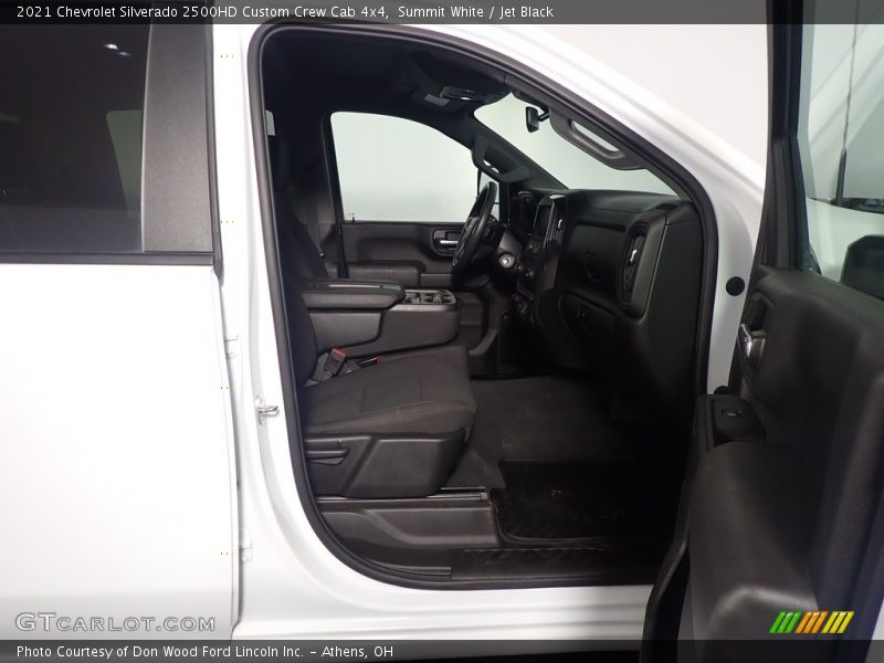 Summit White / Jet Black 2021 Chevrolet Silverado 2500HD Custom Crew Cab 4x4