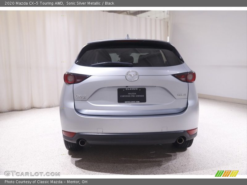 Sonic Silver Metallic / Black 2020 Mazda CX-5 Touring AWD