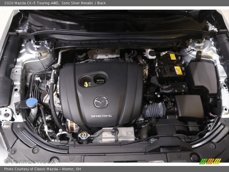 Sonic Silver Metallic / Black 2020 Mazda CX-5 Touring AWD