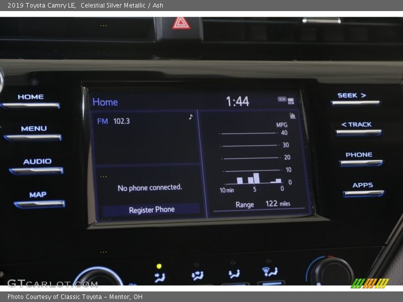 Celestial Silver Metallic / Ash 2019 Toyota Camry LE