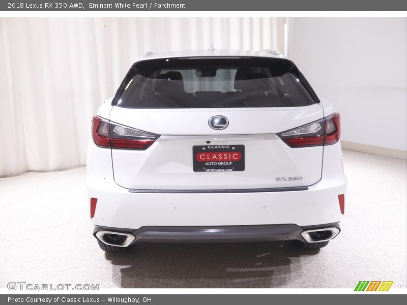 Eminent White Pearl / Parchment 2018 Lexus RX 350 AWD