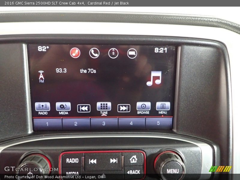 Cardinal Red / Jet Black 2016 GMC Sierra 2500HD SLT Crew Cab 4x4