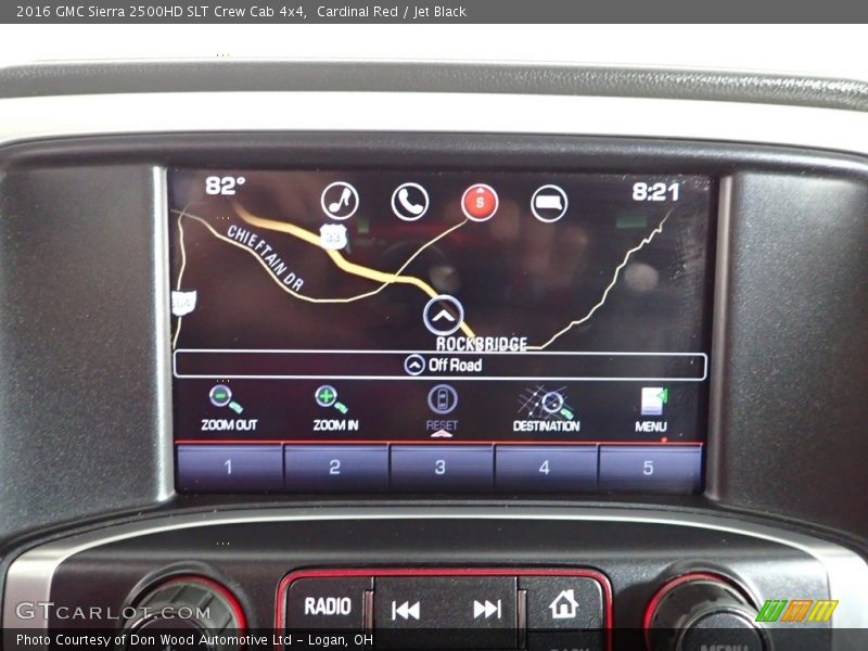 Cardinal Red / Jet Black 2016 GMC Sierra 2500HD SLT Crew Cab 4x4