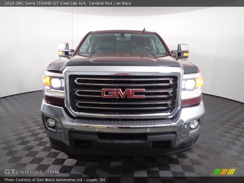 Cardinal Red / Jet Black 2016 GMC Sierra 2500HD SLT Crew Cab 4x4