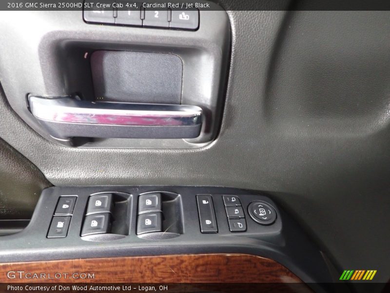 Cardinal Red / Jet Black 2016 GMC Sierra 2500HD SLT Crew Cab 4x4