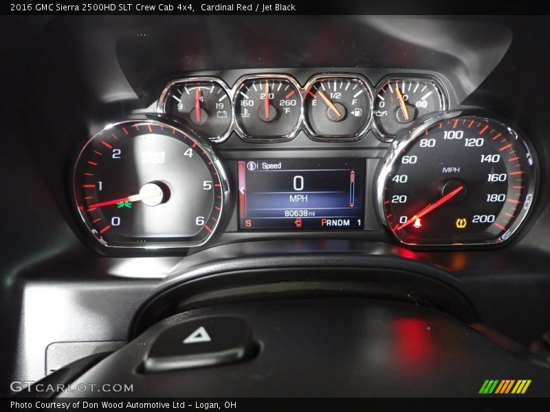  2016 Sierra 2500HD SLT Crew Cab 4x4 SLT Crew Cab 4x4 Gauges