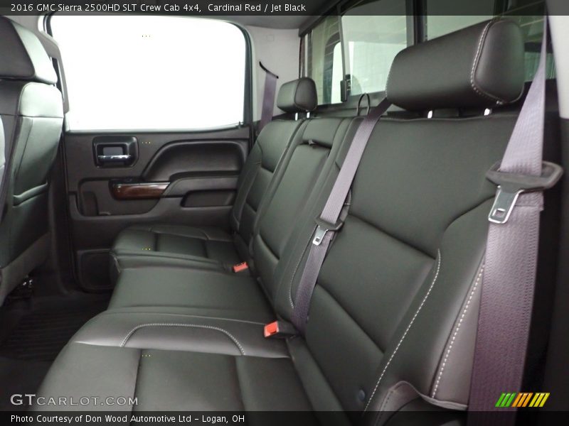 Rear Seat of 2016 Sierra 2500HD SLT Crew Cab 4x4
