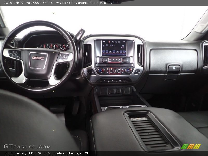 Dashboard of 2016 Sierra 2500HD SLT Crew Cab 4x4