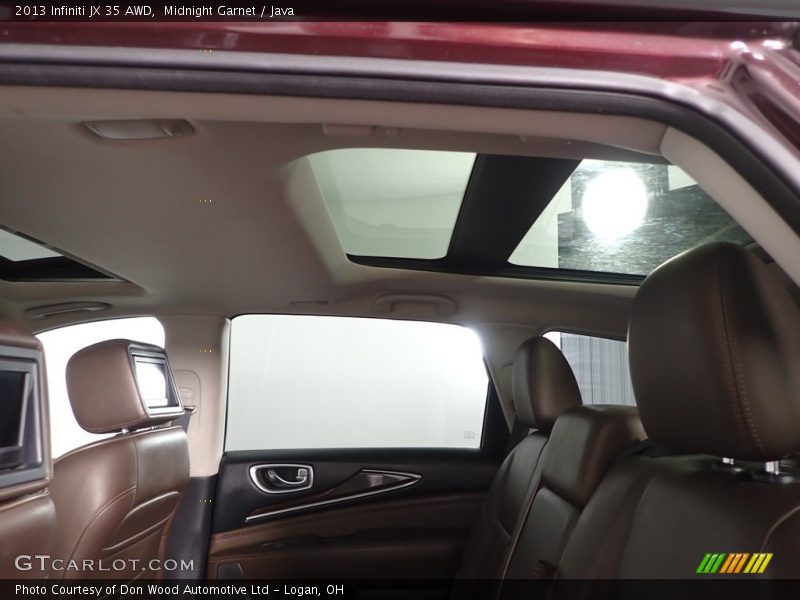 Midnight Garnet / Java 2013 Infiniti JX 35 AWD
