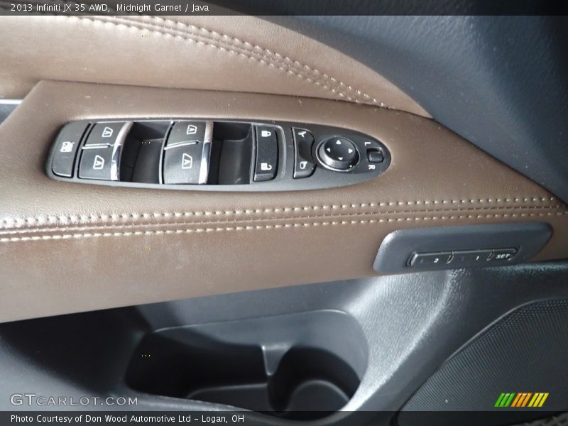 Midnight Garnet / Java 2013 Infiniti JX 35 AWD