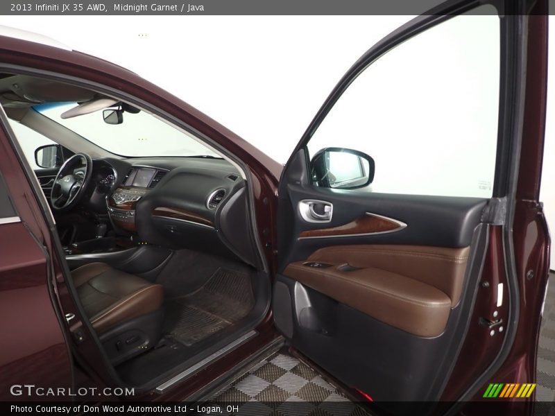 Midnight Garnet / Java 2013 Infiniti JX 35 AWD