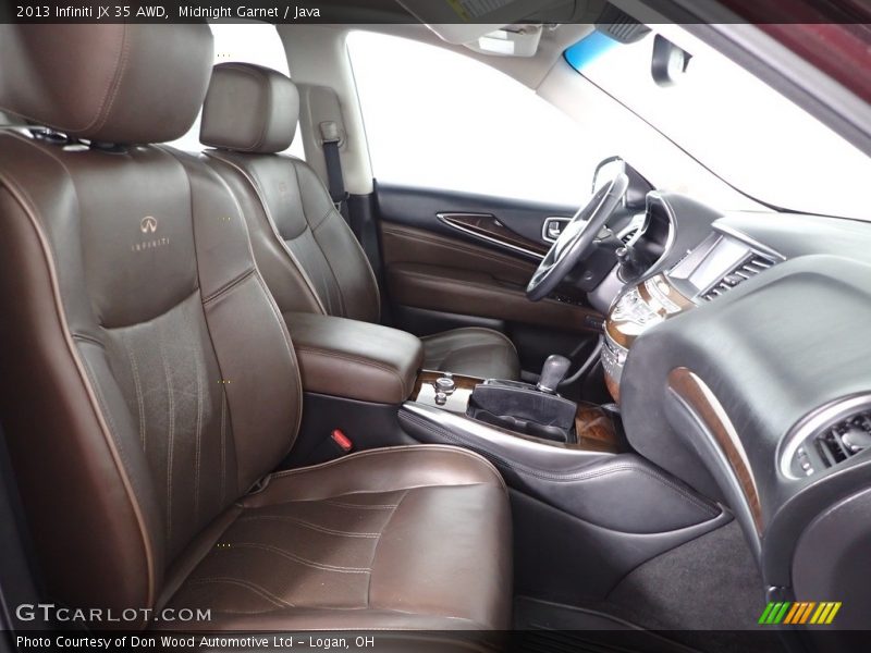 Midnight Garnet / Java 2013 Infiniti JX 35 AWD