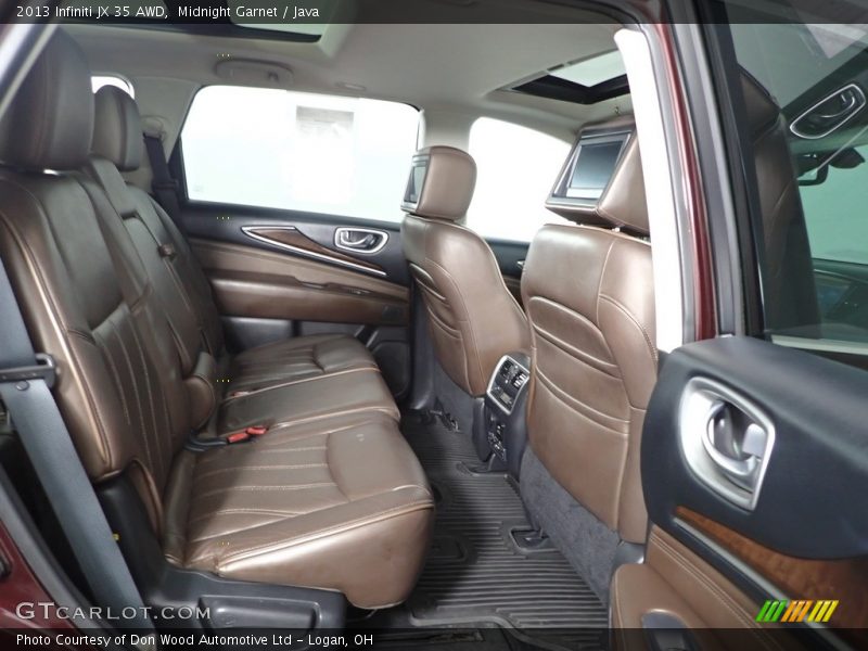 Midnight Garnet / Java 2013 Infiniti JX 35 AWD
