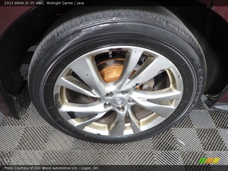 Midnight Garnet / Java 2013 Infiniti JX 35 AWD
