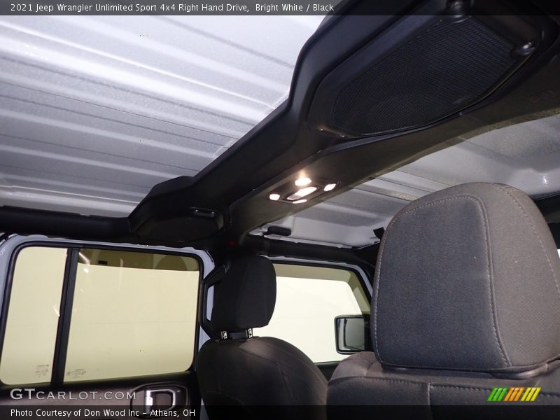 Bright White / Black 2021 Jeep Wrangler Unlimited Sport 4x4 Right Hand Drive