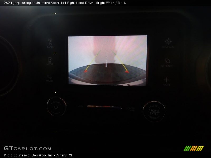 Bright White / Black 2021 Jeep Wrangler Unlimited Sport 4x4 Right Hand Drive