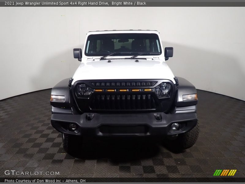 Bright White / Black 2021 Jeep Wrangler Unlimited Sport 4x4 Right Hand Drive