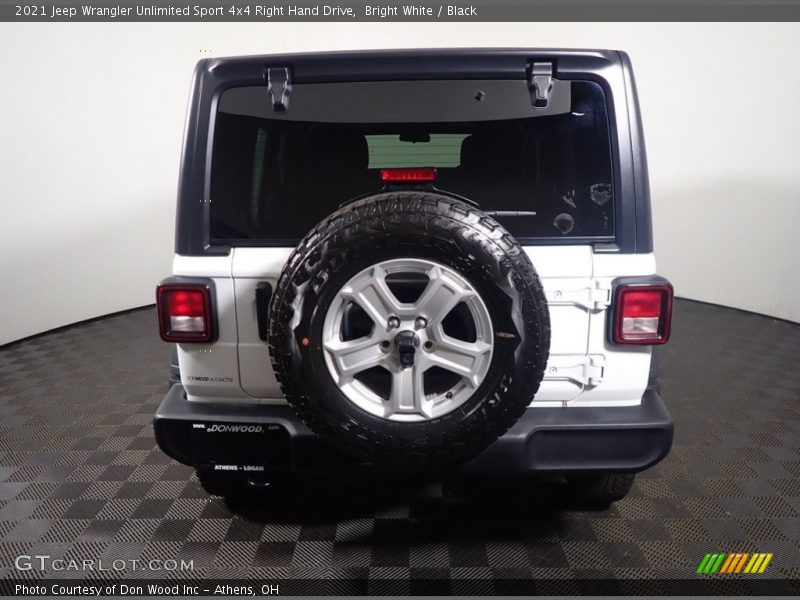 Bright White / Black 2021 Jeep Wrangler Unlimited Sport 4x4 Right Hand Drive