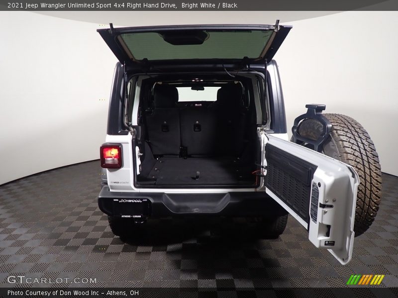 Bright White / Black 2021 Jeep Wrangler Unlimited Sport 4x4 Right Hand Drive