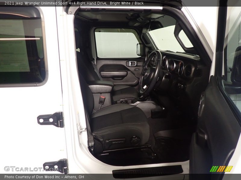 Front Seat of 2021 Wrangler Unlimited Sport 4x4 Right Hand Drive