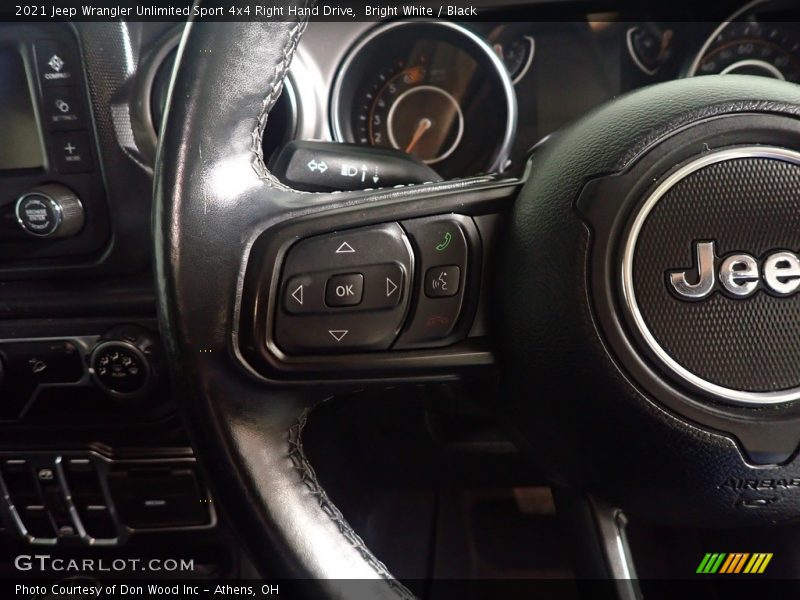  2021 Wrangler Unlimited Sport 4x4 Right Hand Drive Steering Wheel