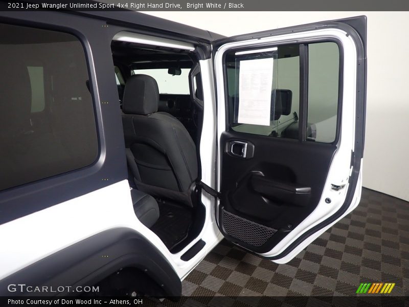 Bright White / Black 2021 Jeep Wrangler Unlimited Sport 4x4 Right Hand Drive