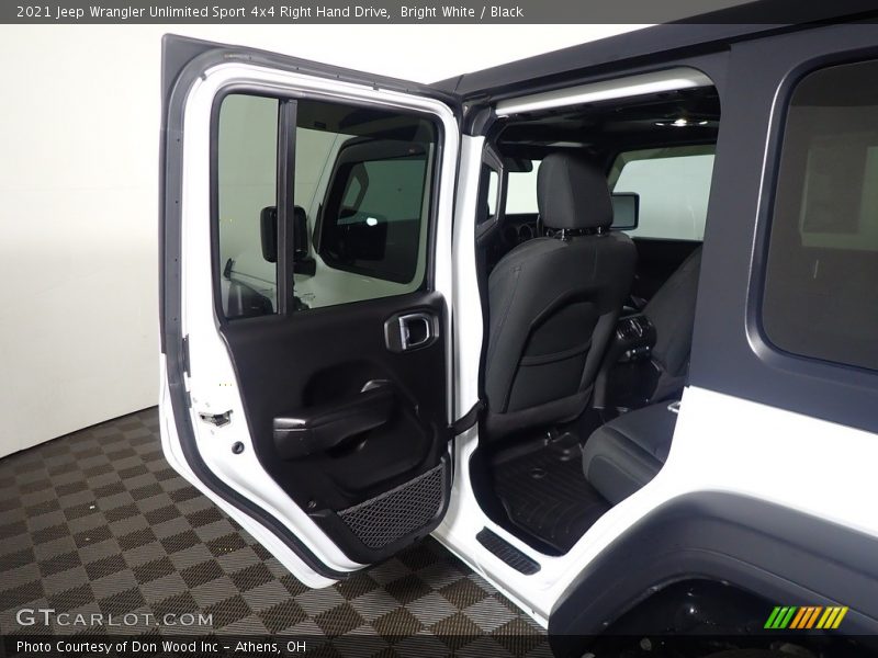 Bright White / Black 2021 Jeep Wrangler Unlimited Sport 4x4 Right Hand Drive