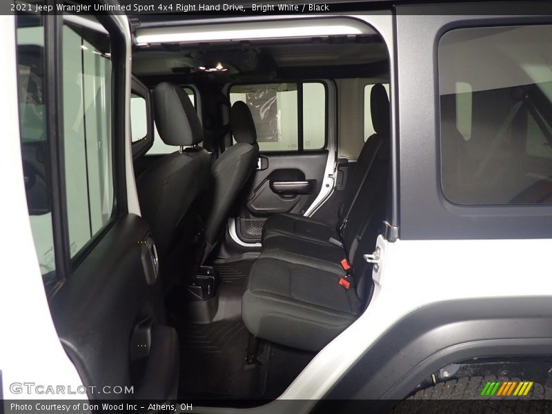 Bright White / Black 2021 Jeep Wrangler Unlimited Sport 4x4 Right Hand Drive