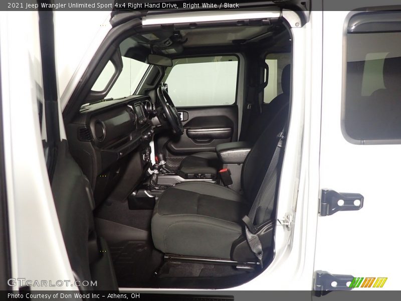 Front Seat of 2021 Wrangler Unlimited Sport 4x4 Right Hand Drive