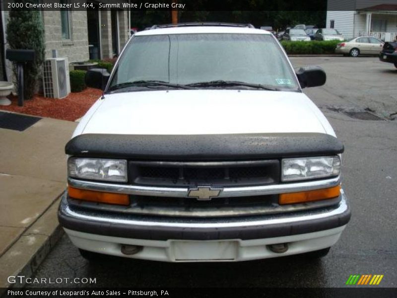 Summit White / Graphite Gray 2000 Chevrolet Blazer LS 4x4