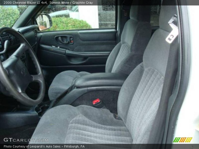 Summit White / Graphite Gray 2000 Chevrolet Blazer LS 4x4