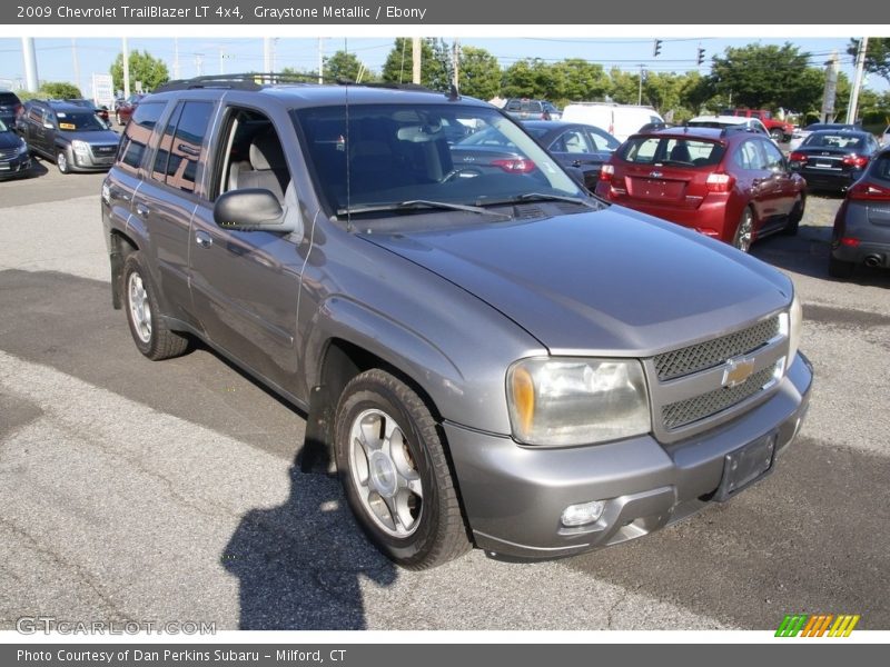 Graystone Metallic / Ebony 2009 Chevrolet TrailBlazer LT 4x4