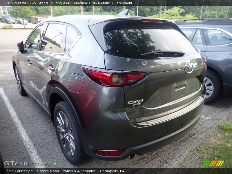 Machine Gray Metallic / Parchment 2019 Mazda CX-5 Grand Touring AWD