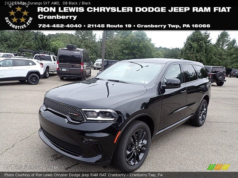 DB Black / Black 2022 Dodge Durango SXT AWD