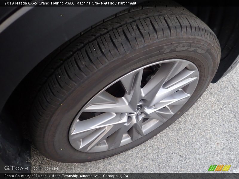 Machine Gray Metallic / Parchment 2019 Mazda CX-5 Grand Touring AWD