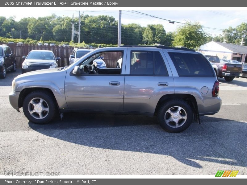 Graystone Metallic / Ebony 2009 Chevrolet TrailBlazer LT 4x4