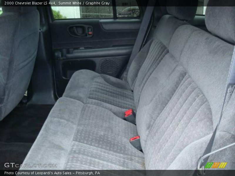 Summit White / Graphite Gray 2000 Chevrolet Blazer LS 4x4