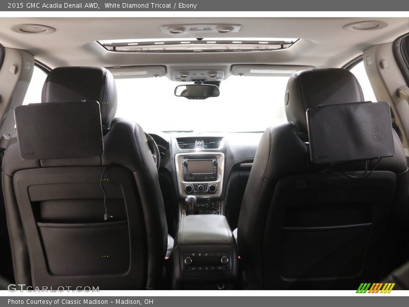 White Diamond Tricoat / Ebony 2015 GMC Acadia Denali AWD